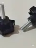 Parafuso de ajuste hexagonal em forma de flor de ameixa, manípulo de plástico, parafuso de ferro padrão nacional, parafuso galvanizado, diâmetro externo 48, M8, M10