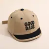 Boné de Baseball para Bebê Primavera e Verão com Letras Bordadas Goodday, Chapéu com Proteção Solar para Meninos de 1-3 Anos, Boné de Baseball Infantil, Transfronteiriço