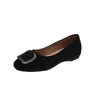 Zapatos de tacón bajo Mary Jane cuadrados de estilo retro francés para mujer, 2026 otoño, de suela plana, que aumentan la altura, para personas bajitas, adecuados para ir al trabajo