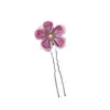 Horquilla de Flor de Jade Hetian y Sakura, Empaquetada Individualmente, Nuevo Estilo Chino Ceremonia de Apertura Accesorio para el Cabello Rojo Retro, Hecho a Mano