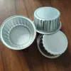 Tigela de papel alumínio para air fryer, forma de pudim para forno, bolo de ovo de neve, bolo redondo, forma de bolo de tigela resistente a altas temperaturas