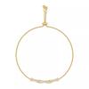 Pulsera de Bambú con Diamantes Nuevo Diseño de Nicho Pulsera de Lujo Ligero Pulsera Elegante de Moda Celebridad de Internet Chapada en Oro al por Mayor