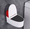 Cinzeiro de Parede para Banheiro e Vaso Sanitário Anti-respingo de Cinzas com Tampa Cinzeiro para Vaso Sanitário Sem Furo Pode Colocar Telefone Cinzeiro Alto