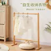 Perchero para Ropa de Niños Madera de Haya de Pie Perchero para Abrigos de Dormitorio Almacenamiento Vertical de Ropa para el Hogar Perchero Simple para Secar Ropa