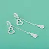 Nuevo Colgante de Borla de Calabaza Hueca Incrustada de Diamantes Finamente Elaborado en Plata de Ley S925 Material de Accesorios de Plata para Pulsera DIY Collar