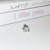 Coleção de Unhas de Osso de Ouvido de Aço Titânio Verde Menta Transparente Pequenas Frescas Microcravejadas com Zircônia Doces Brincos de Trevo de Quatro Folhas