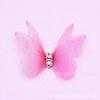 3 cm mini dupla camada tridimensional tule borboleta asas artesanais diy jóias acessórios unha rosto material de beleza