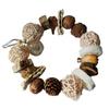 Suministros para loros, juguetes para pájaros, columpios de frutas naturales, nueces de lufa, piñas, molares, juguetes para morder, fabricantes al por mayor