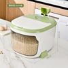 Balde de armazenamento de grãos para animais de estimação Balde de armazenamento à prova de umidade para comida de gato Balde simples selado de grande capacidade para ração para cães Balde de armazenamento de lanches para animais de estimação