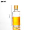 Frasco de vidro de óleo de camélia 30/50/100ml tamanho pequeno sub-embalagem frasco selado boca pequena líquido teste vidro frasco vazio