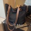 Bolsa Retro Translúcida para Mujer, Gran Capacidad, Nueva Versátil Bolso de Hombro Otoño e Invierno 2026, Bolso Tote Casual con Clase para el Viaje al Trabajo