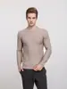 Suéter de punto a rayas transfronterizo yingao para hombre, nuevo suéter base de punto jacquard de cuello redondo de manga larga estilo americano para jóvenes