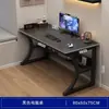 Escritorio de computadora de escritorio para el hogar, escritorio para juegos con estante de almacenamiento, escritorio de oficina simple y moderno, escritorio para estudiantes de dormitorio para escribir