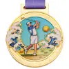 Medallas de Golf, Medallas de Oro Metálicas, Souvenirs de Competición Deportiva de Atletismo, Diseños Creativos Hechos a Medida