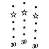 Guirnalda Brillante Dorada Oro Rosa Multicolor Número Estrella 13 16 18 25 30 40 50 60