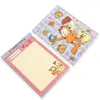 Garfield Gato Amarillo Pequeño Bloc de Notas de Clipboard A5 Desprendible, Cuaderno de Páginas de Color de Alta Estética, Cuaderno Rayado para Mensajes de Estudio Engrosado de 100g