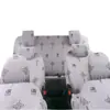 Adequado para Wuling Hongguang S Hongguang V7-Van de 7 Lugares Tecido de Linho Todas as Estações Cobertura de Assento de Carro All-Inclusive Capa de Assento Algodão