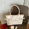 Bolso Tote de Hombro Único de Calidad de Lujo Ligero Estilo Coreano de Nicho, Gran Capacidad, Bolso de Axila de Moda y Versátil para Viajes Diarios de Mujeres