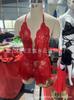 Lencería Erótica Tallas Grandes, Lencería Sexy de Encaje Transparente, Atractivo Vestido de Gasa, Camisón, Apasionado Diseño de Entrepierna Abierta, No Necesita Quitarse, Puro Deseo