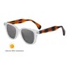 2026 Nuevas Gafas de Sol Fotocromáticas de Montura Cuadrada Moda Europea y Americana Accesorios de Personalidad para Hombres Propionato Incrustado con Pin Gafas de Sol Tendencia Protección Solar Transfronterizo