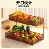 Bandeja de frutas, cesta de frutas para sala de estar, organizador de escritorio multicapa, estante multifuncional para almacenamiento de bocadillos en la encimera de la mesa del comedor