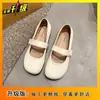 Zapatos de Suela Blanda Mary Jane de Celebridad de Internet para Mujer, Zapatos Planos Cerrados Gentiles y Elegantes, Nuevo Modelo Verano 2025