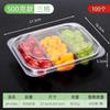 NOW caixa de frutas frescas cortadas prato de pesca de frutas descartáveis plástico com tampa compartimento transparente caixa de salada caixa de mousse