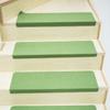 Alfombrilla Antideslizante para Escaleras Autoadhesiva Engrosada Resistente al Desgaste Alfombra Doméstica de Interior Tira Antideslizante Tatami Alfombrilla de Protección para Escaleras de Madera Maciza
