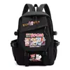 Mochila de mercancía del anime Magical Girl Madoka Magica Kuubi, con Madoka Kaname y Akemi Homura, una mochila escolar estilo 2D para niñas