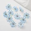 Flor artificial de tela de seda para decoración del hogar, boda, flor falsa de 4 cm, margarita, flor decorativa, guirnalda de bricolaje, accesorios de flores para la muñeca