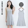 Vestido camisola de modal para primavera y verano para mujer, vestido lencero versátil suelto sin mangas, talla grande