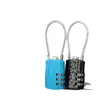 Cerradura de Cable de Acero Cerradura de Contraseña Candado Cerradura de Casco para Exteriores Cerradura de Cuerda para Maleta Cerradura Pequeña para Gabinete Doméstico Impermeable y a Prueba de Óxido