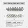 Accesorios Decorativos de Metal para Zapatos de Cuero de Mujer, Hebillas para Zapatos de Cadena de Perlas Incrustadas con Pedrería, Accesorios Individuales para Zapatos, Adornos de Hebilla de Cuero para Zapatos