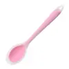 Cuchara de Silicona Resistente a Altas Temperaturas en Stock, Silicona de Grado Alimenticio, Adecuada para Estudiantes y Niños, Cuchara Pequeña Densa, Cuchara Mezcladora Colorida para Ensalada