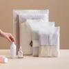 Bolsa con Cierre de Calcetín de PE Engrosado, Bolsa Transparente Mate Auto-sellante para Ropa, Ropa Interior y Productos de Cuidado de la Piel al por Mayor