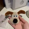 Macacão de Pelúcia Desenho Animado Cão Chefe Filhote Fofo Piloto Pingente para Bolsa Acessórios de Roupa Acessórios para Capa de Celular