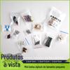 Em estoque Impressão transparente PE jóias sementes seladas saco de filme plástico mini tamanho pequeno saco de jóias saco auto-selante