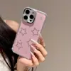 Estrellas de Pedrería Elegantes para Funda de Teléfono Móvil Iphone16Promax Apple 15Pro Simple 14 Japonés y Coreano 13