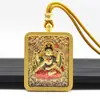 Xizang Tridimensional em Relevo Thangka de Lado Único Doze Signos do Zodíaco Oito Santos Protetores Colar com Pingente Thangka Atacado