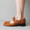 Primavera Novo Estilo Europeu e Americano Salto Baixo 40-43 Tira com Fivela Scarpins X25090012