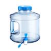 7,5 L boca larga barril redondo com torneira de qualidade alimentar pc balde de água pura ao ar livre balde de água de nascente mineral
