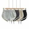 Estilo Americano Retro Costura Doble Color Ropa Exterior Pantalones Cortos Deportivos Mujer Sencillo Deportes Yoga Fitness Casual Hogar Pantalones Cortos Ajustados