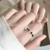 Anillo de Oro Puro 999 para Mujer, Estilo Nuevo, Anillo Trenzado de Cuerda Tejida Hecho a Mano, 24K, Venta al por Mayor para Regalos