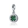 Pulseira de Charme Estilo Étnico Pingente Trevo de Quatro Folhas Verde Trevo da Sorte Colar Joias Artesanais DIY Acessório de Pulseira