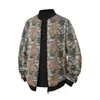Cárdigan estampado tipo pintura al óleo creativo G-stone transfronterizo talla europea, chaqueta corta de moda callejera de personalidad nicho