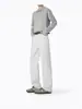 Jeans Acampanados Negros y Grises para Hombre Primavera 2026, Pantalones Rectos Estilo Americano, Pantalones Guadaña para Hombre, Estilo Unisex