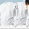 Sudadera de otoño e invierno para hombre, versátil, holgada, casual, moderna, de cuello redondo, con forro polar, elegante camisa básica