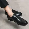 Zapatos para Hombre Amazon Transfronterizos Tallas Grandes Zapatos Derby Oficina Vestir Negocios Zapatos de Cuero Moda para Hombre Banquete Zapatos de Boda Hombre