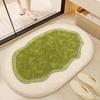 Estilo Ins Estilo Fresco Hogar Imitación Cachemira Tapete de Piso Tapete Absorbente Alfombra de Baño Felpudo Absorbente Antideslizante Tapete de Piso