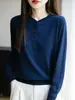 Suéter com Capuz Pulôver Feminino Roupa Externa Outono e Inverno Novo Estilo Preguiçoso Solto Crochê Casual Malha Top Atacado